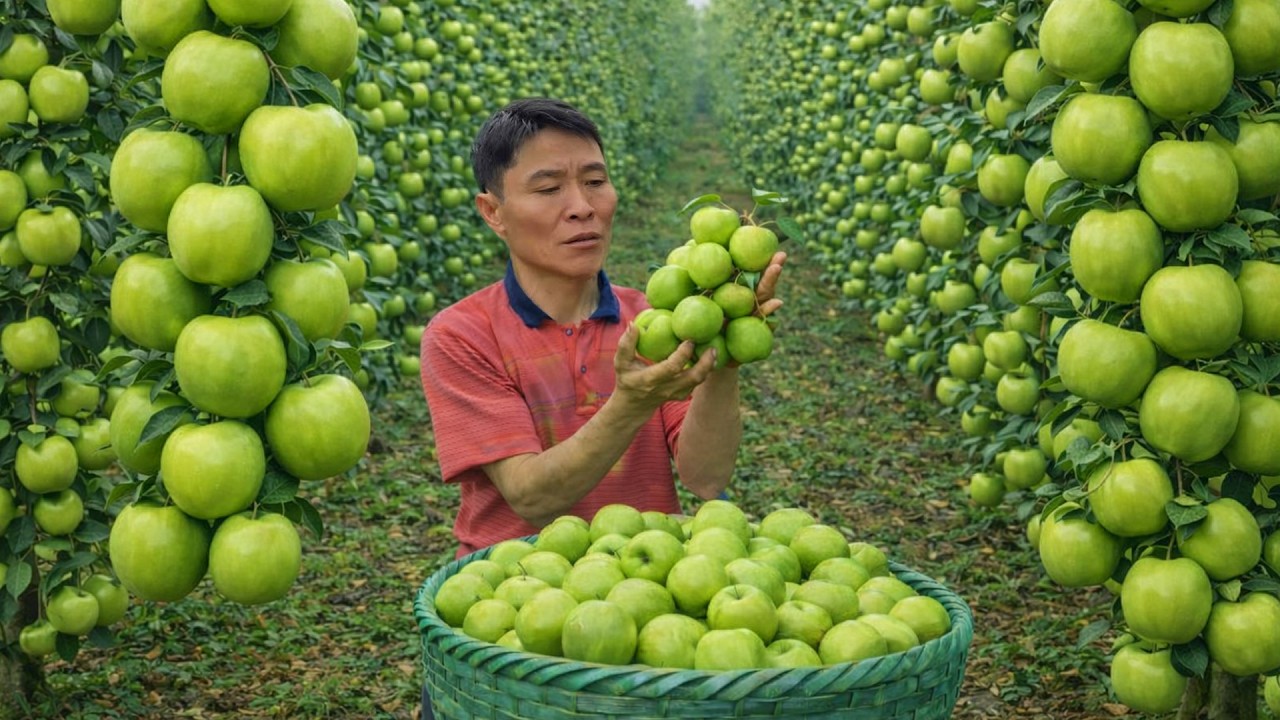 Unexpected Huge Apple Harvest Selling Out Fast at the Village Market | Rural Life