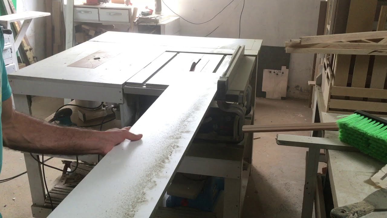 Chapa de mdf inteira como trabalhar sozinho cortar na serra manual parte 2