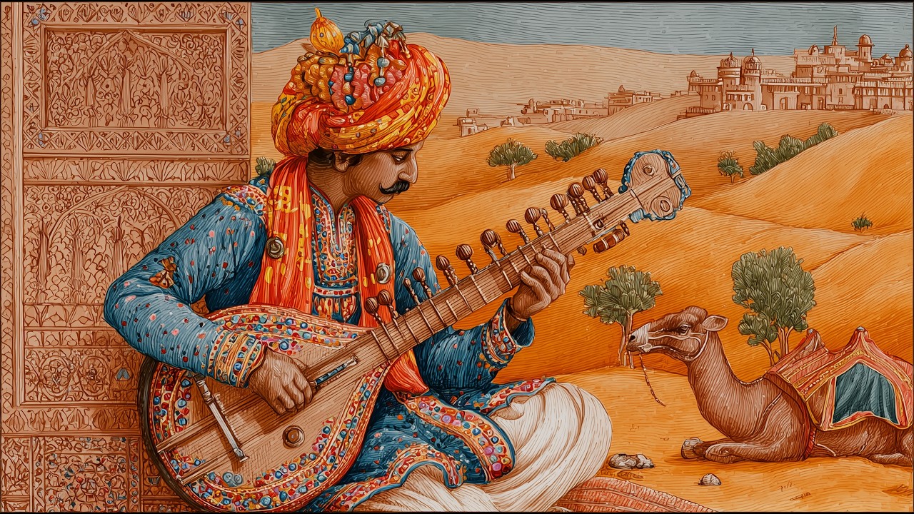 Heal Your Nervous System | Calming Indian Classical Background Music | Sarangi, Sitar, & Tabla
