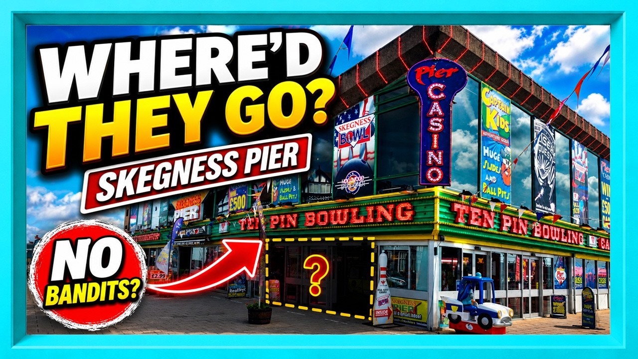 SKEGNESS PIER WTF WHERE ARE THE BANDITS ARCADE TOUR