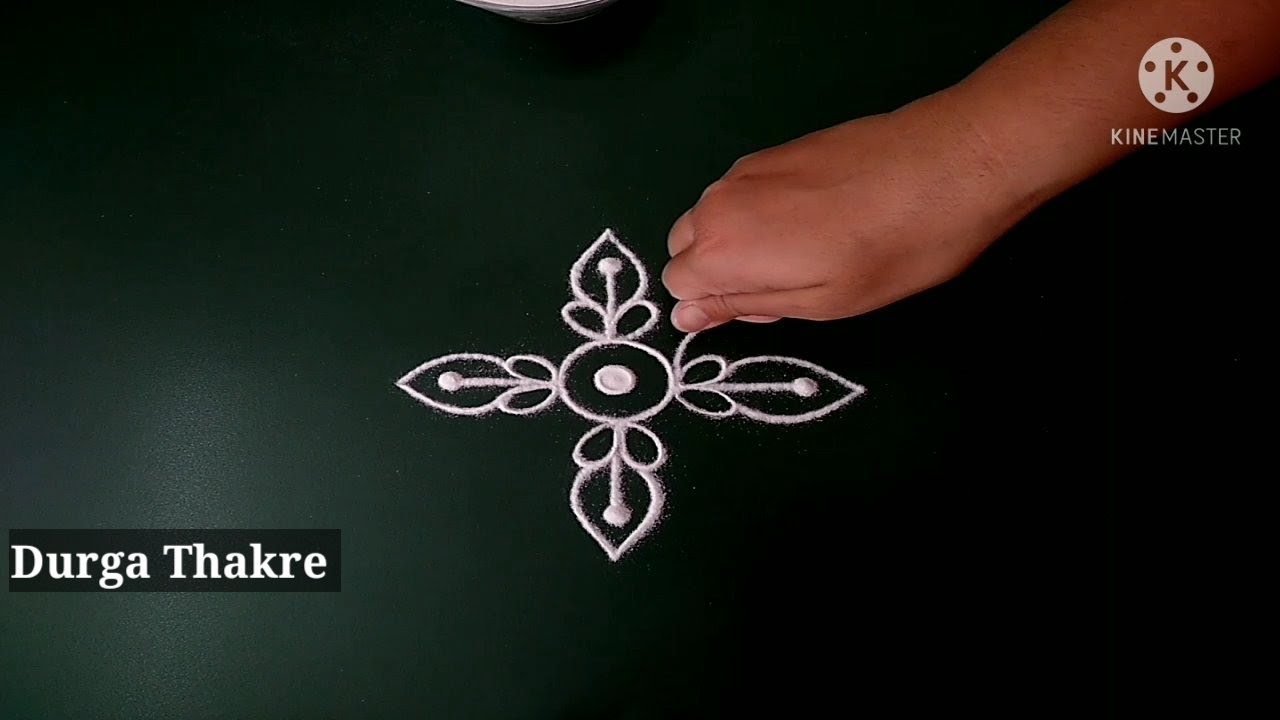satisfying friday rangoli episode unique easy attractive | daily kolams for beginners | best muggulu