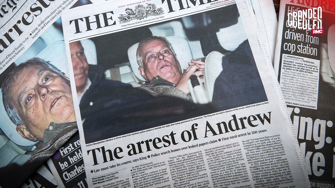 L’ex-Prince Andrew en garde à vue dans le cadre de l'affaire Epstein
