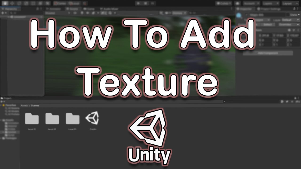 How To Add Textures Using Unity 2022