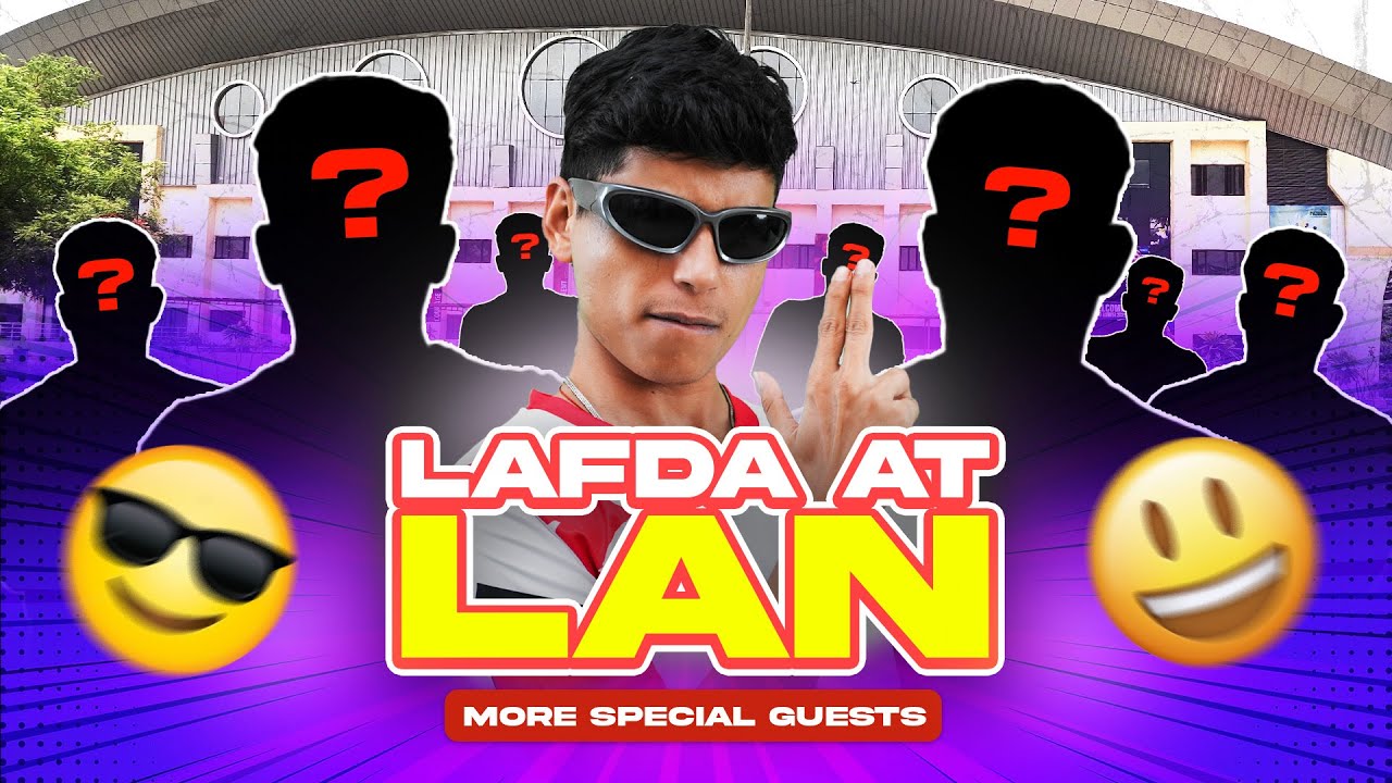 LAFDA AT LAN  ep02| LIVE WITH GUESTS |  SENSEI BGMI😎