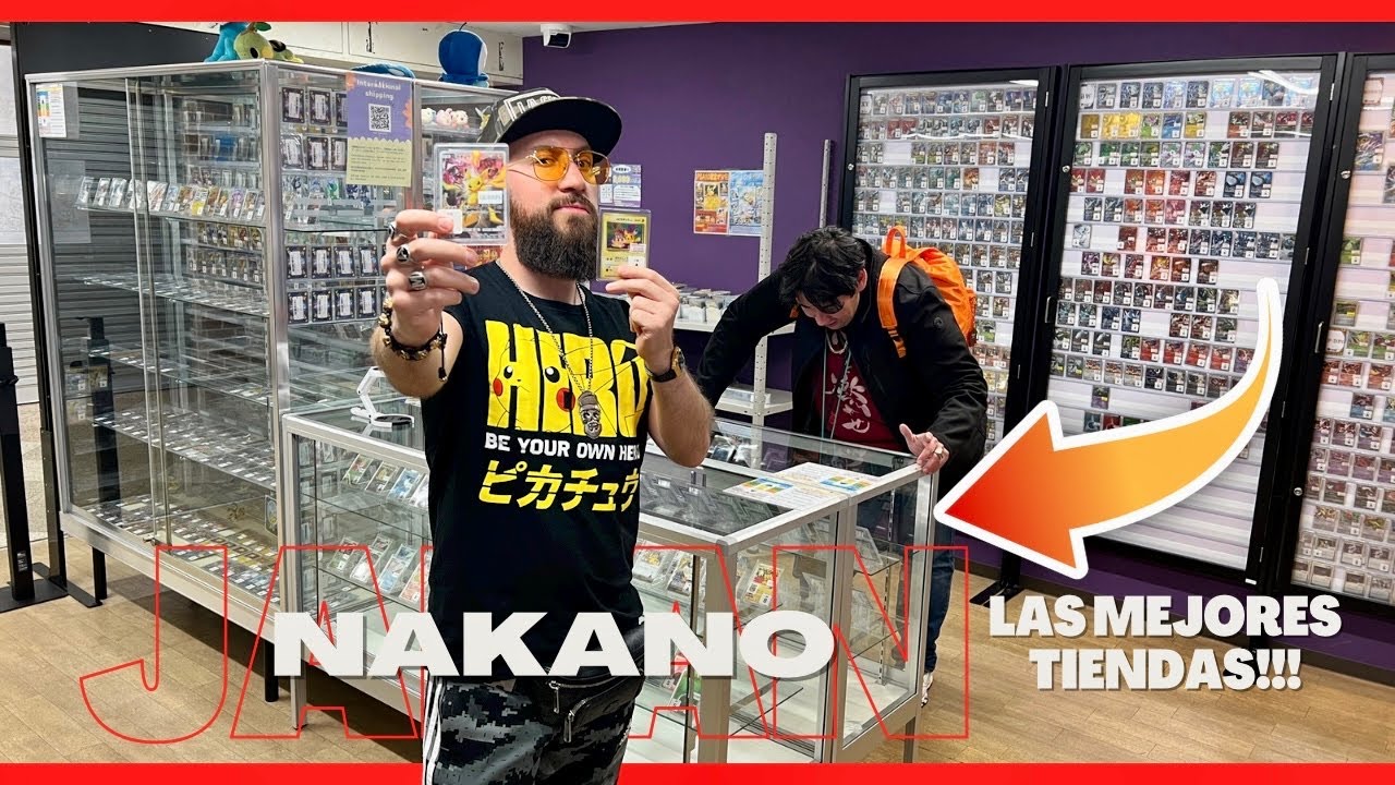Súper cartones en esta tienda Pokémon Nakano Broadway TCG store 🥇