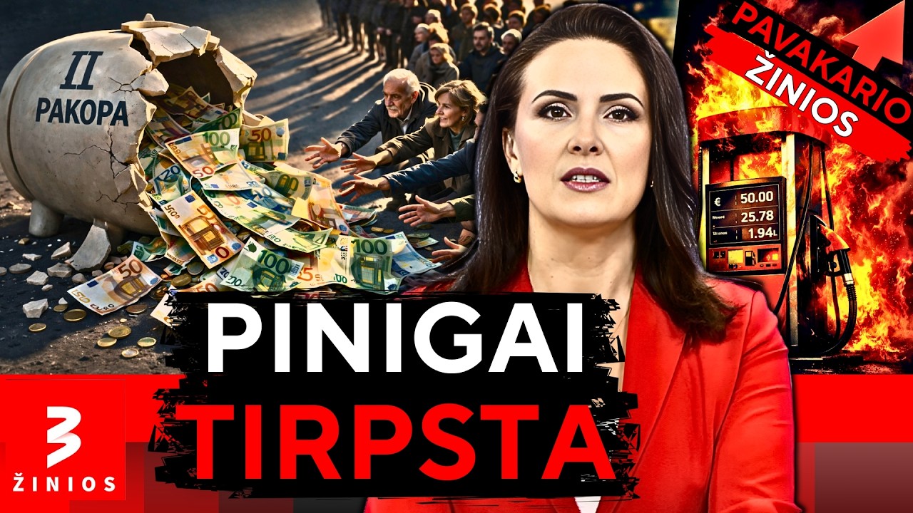Lietuviai masi&scaron;kai bėga i&scaron; pensijų kaupimo: santaupos tirpsta akyse &bull; TV3 žinios