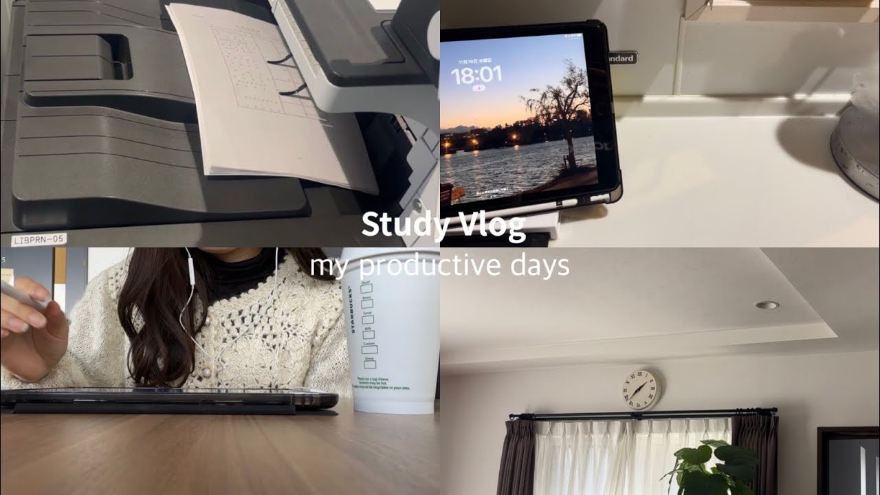 【StudyVlog】税理士受験生のリアルな日常📚💦 | 国家試験に向けて勉強 | 商学部4年生👩🏻‍🎓 | 資格勉強 | FP試験 | 勉強vlog | productive days🪐