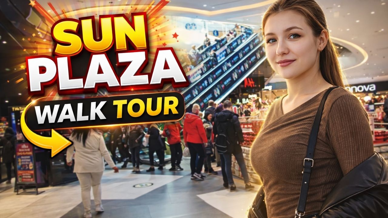 BUCHAREST SUN PLAZA Shopping Centre Cinema & Entertainment Mall BUCURESTI ROMANIA Big Berceni 4K