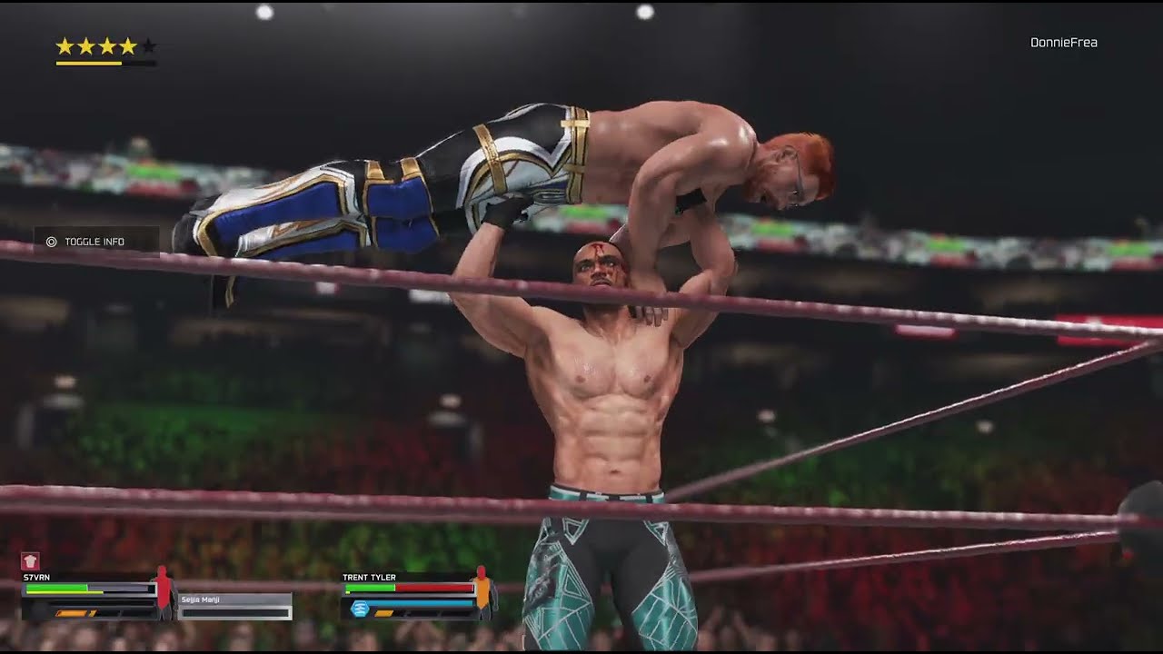 WWE 2K25 Frank Ward 🆚 Trent Tyler 🆚 S7VRN Triple Homicide World Heavyweight championship