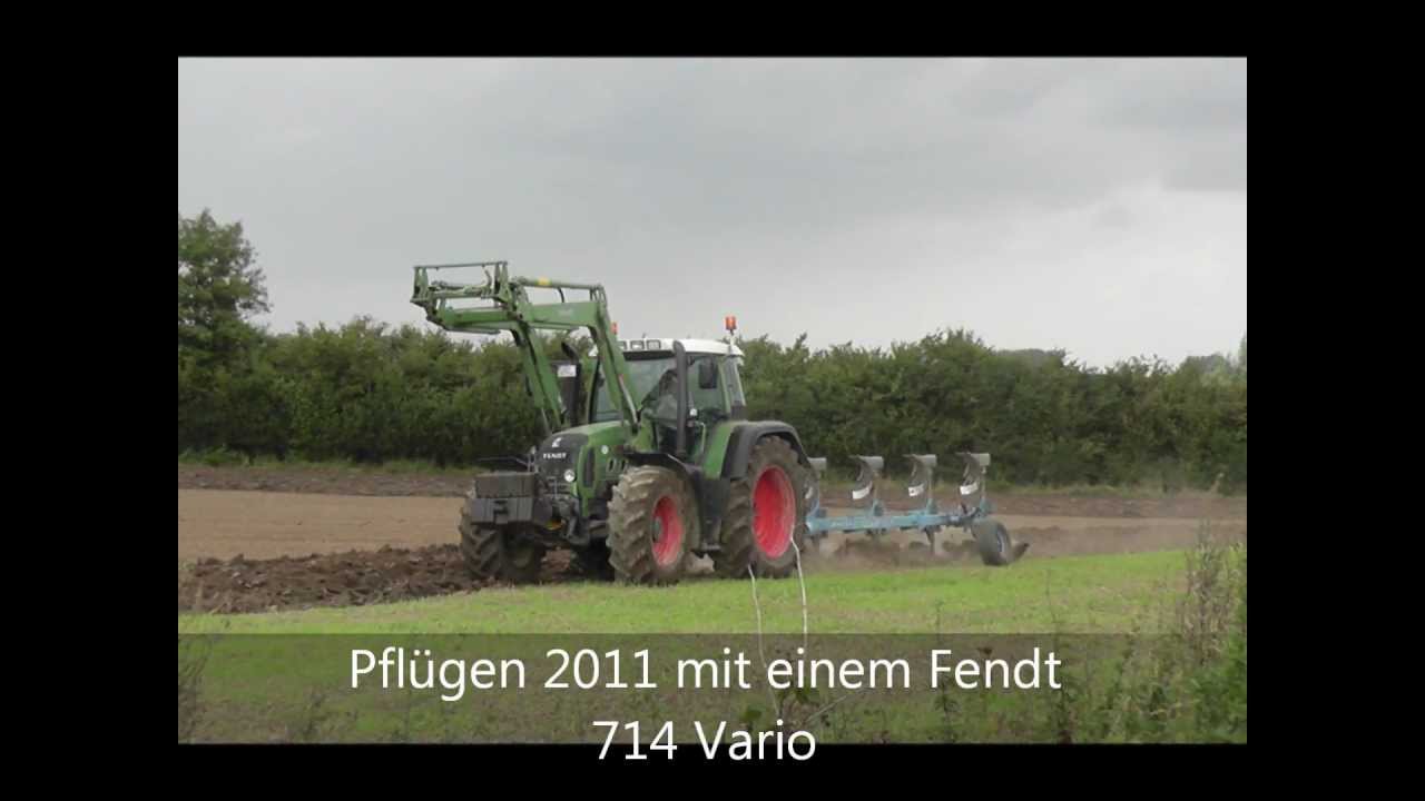 Fendt 714 Vario mit Lemken Opal X 160 Pflug. Pflügen 2011 by ffarmer99