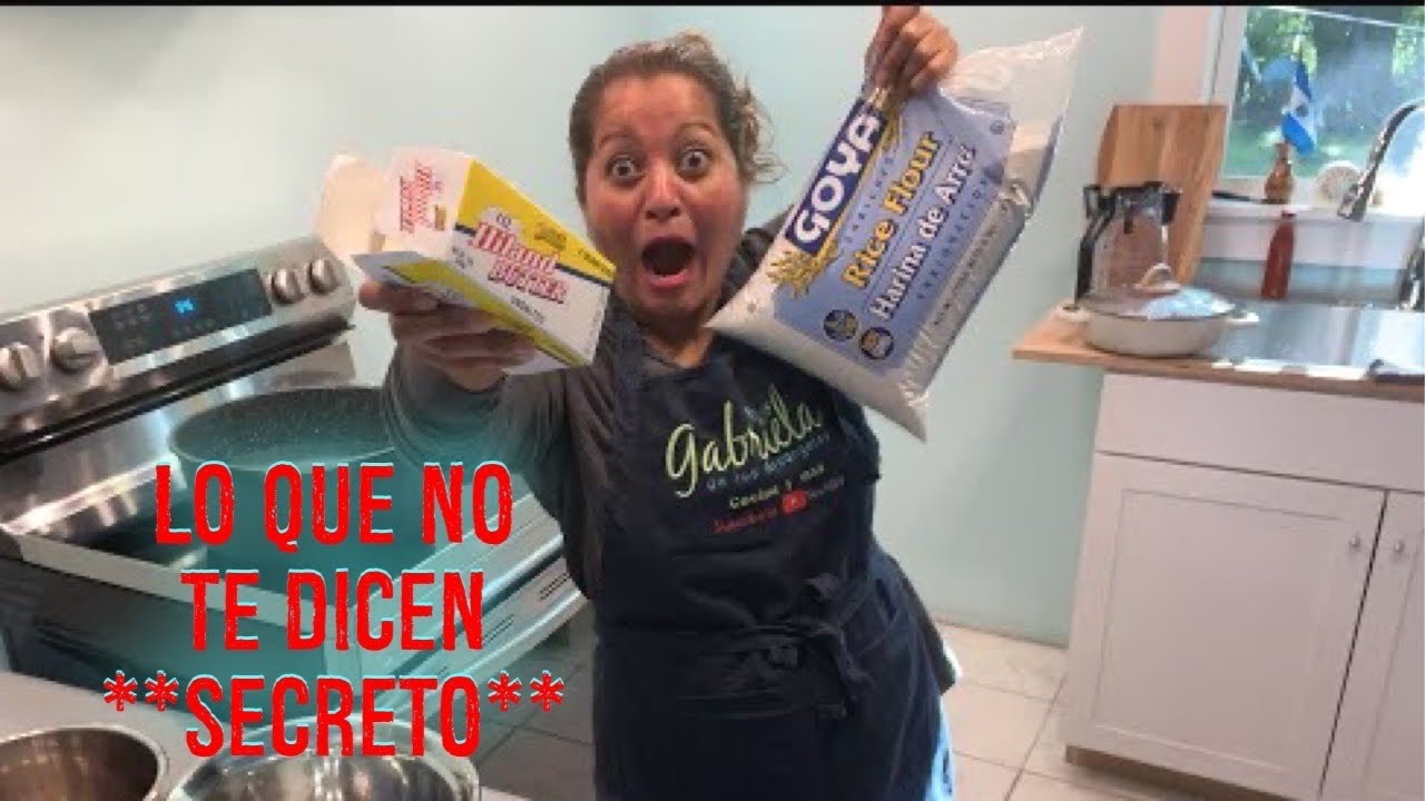El mejor secreto para unas PUPUSAS DE HARINA DE ARROZ **PERFECTAS**