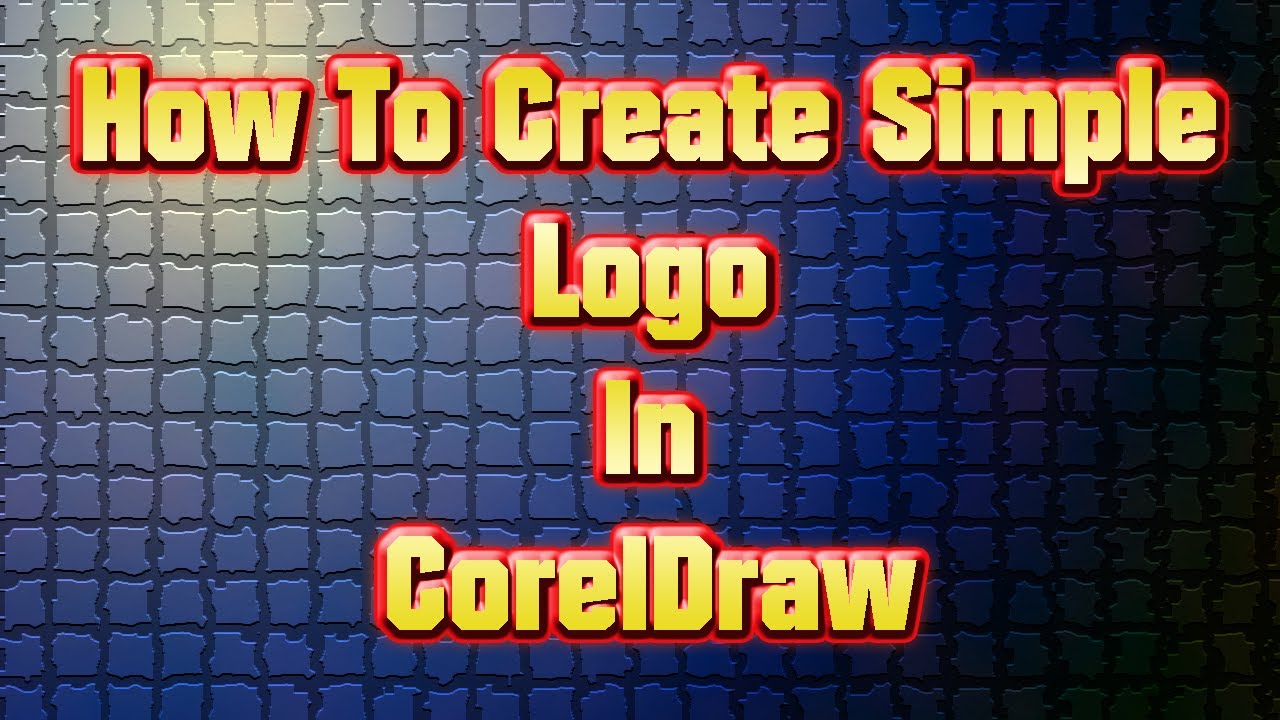 How To Create Simple Logo In Coreldraw 11