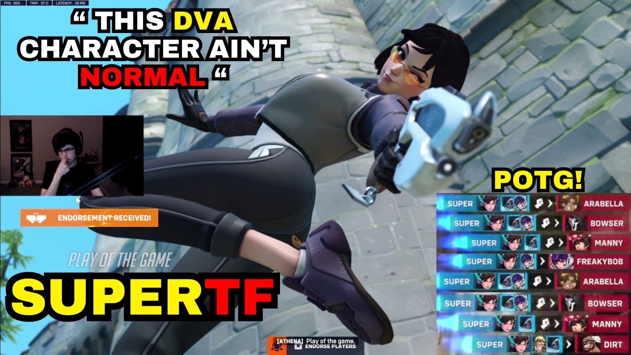 37 ELIMS! HOW TO DOMINATE AS DVA - SUPERTF - OVERWATCH 2 SEASON 12