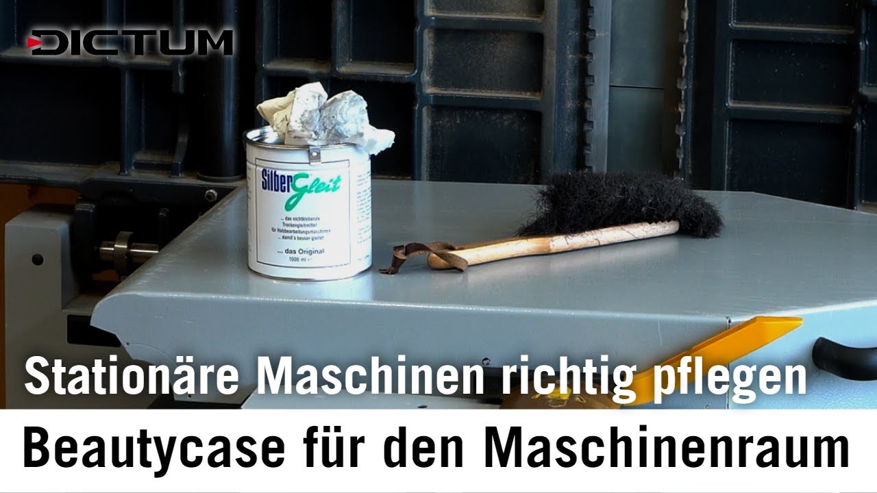 Beautycase f&uuml;r den Maschinenraum - Pflegeprodukte f&uuml;r station&auml;re Maschinen #dictum
