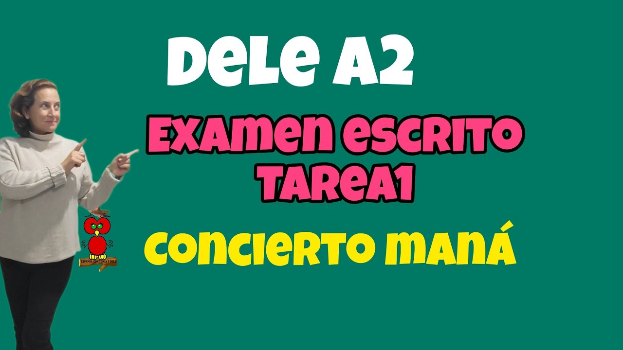 DELE A2  dele   EXAMEN  ESCRITO RESUELTO