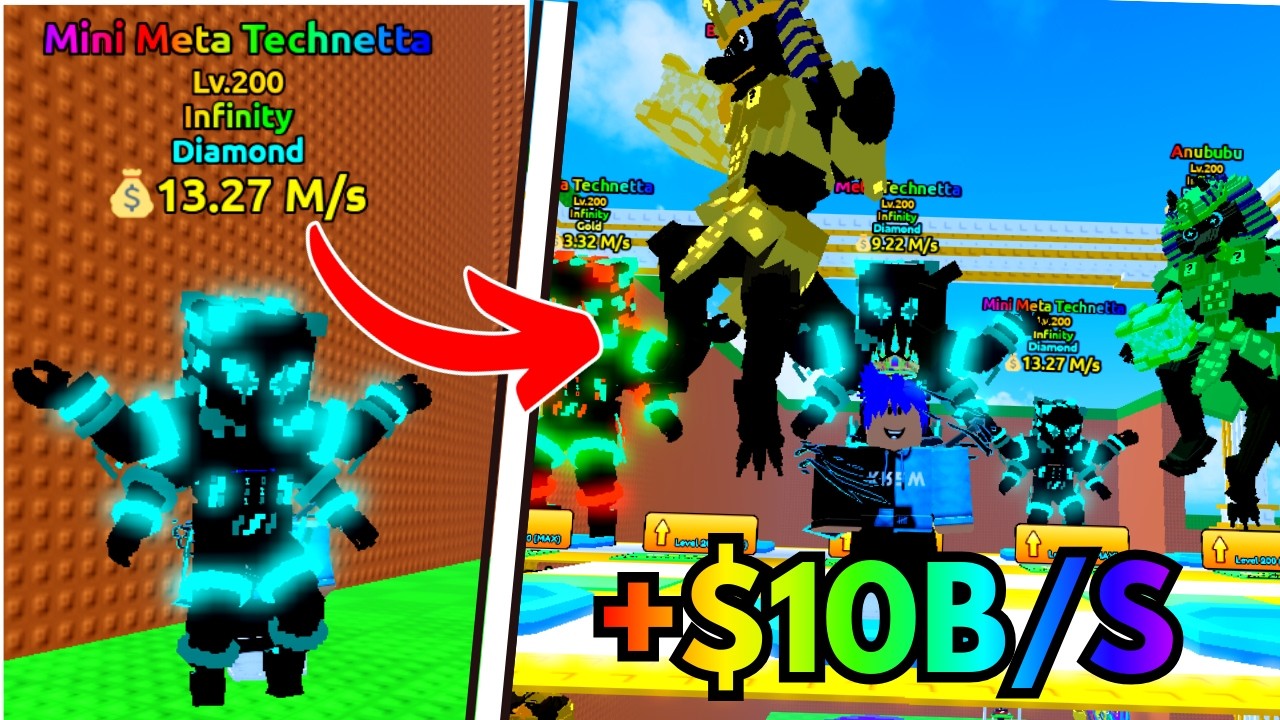 EU PEGUEI OS MELHORES BRAINROTS INFINITY E CONSTRUÍ A MELHOR BASE | Fuja do Tsunami para Brainrots