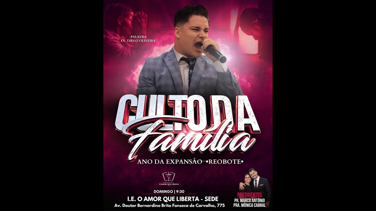 Culto da Família #3 - 2026 - I.E. O Amor Que Liberta