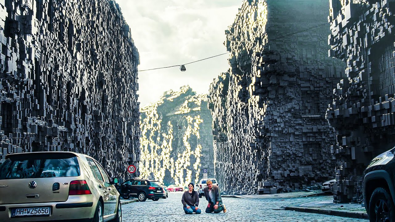 Couple Wakes up to Find All Buildings Surrounded by a Mysterious Brick Wall