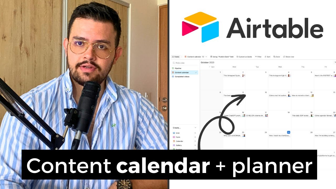 How to use Airtable manage social media content [Airtable tutorial]