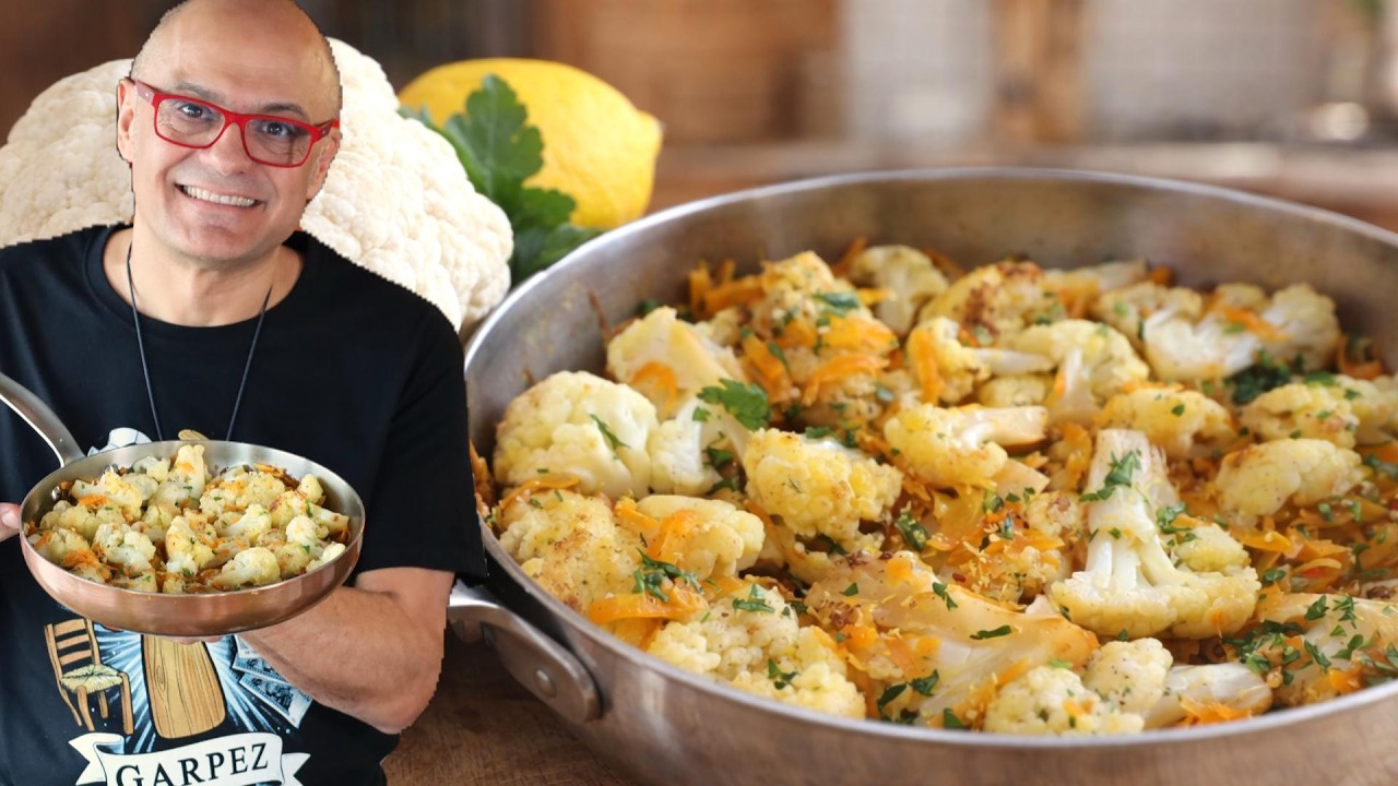 CAVOLFIORI BUONGUSTO in PADELLA ricetta facile  dei cavolfiori