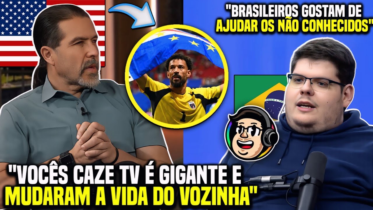 TV AMERICANA CHOCADOS AO CONHECER CAZE TV E AGRADECEM PELO VOZINHA!!