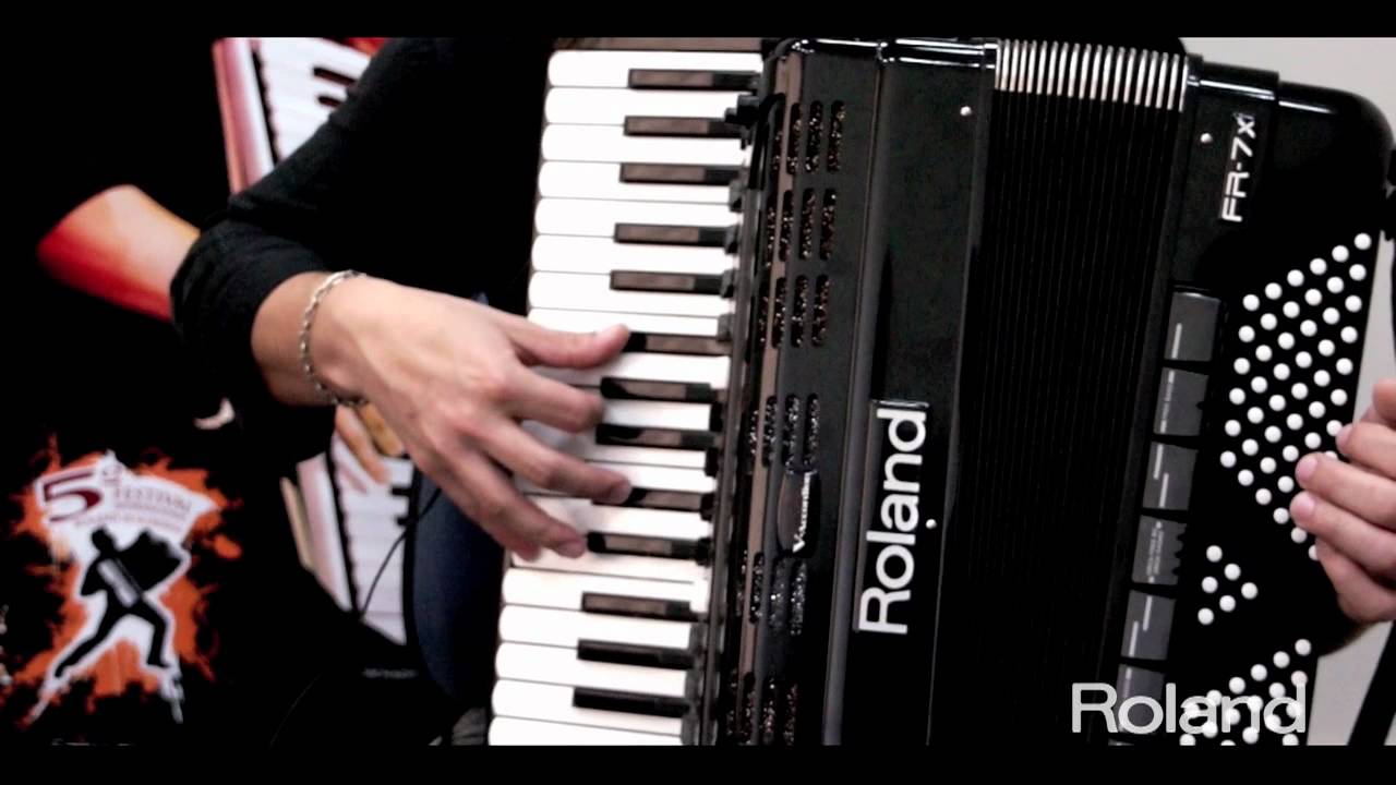 V-Accordion FR-7X Roland - Ajuste de fole