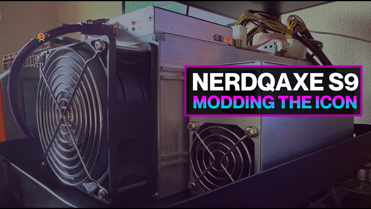 Я превратил Antminer S9 в тихий соло-майнер (мод NerdQAxe++)