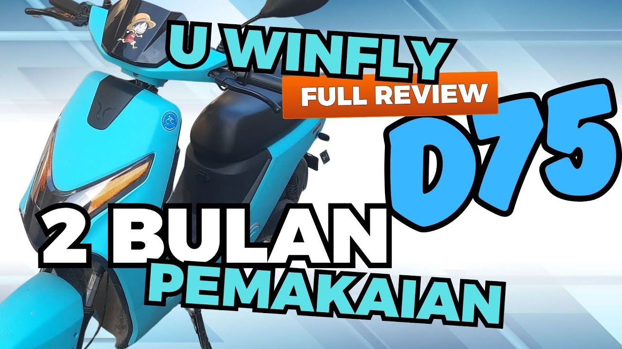 Review UwinFly D75 (BLUE) setelah 2 Bulan Pemakaian #ideastudio #uwinflyindonesia #sepedalistrik