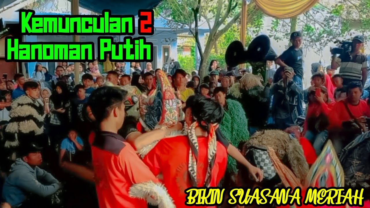 Seni reak singa depok Putra Balebat (kemuncuhan 2 hanoman putih)