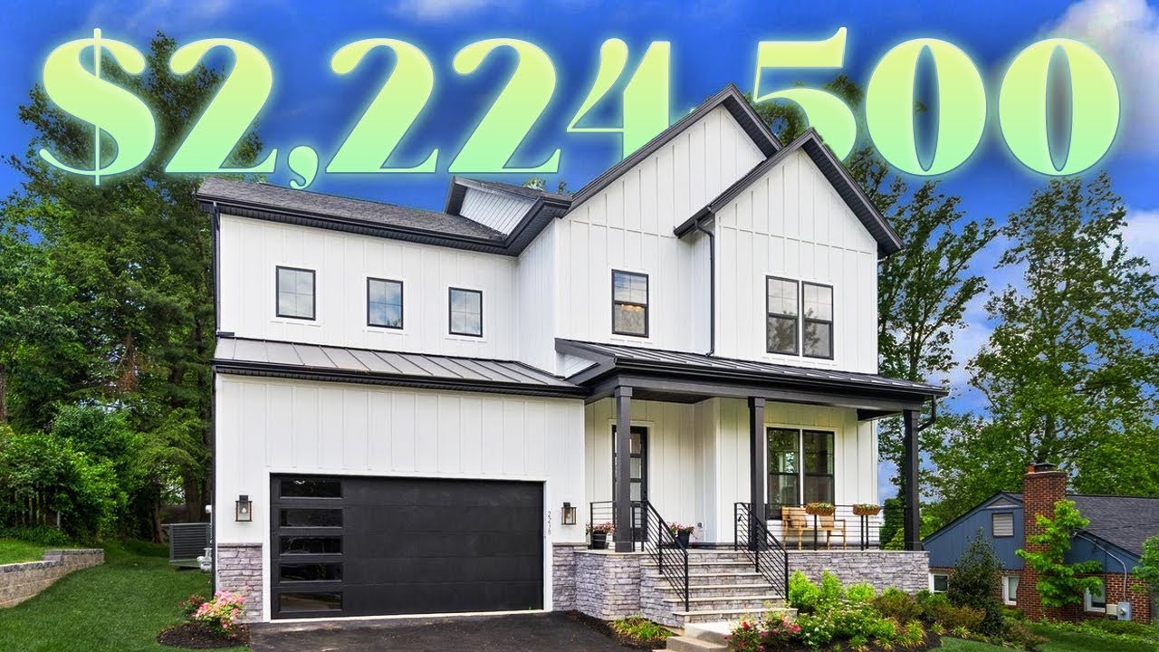 7 Bed 7 Bath $2.2M Falls Church Virginia Custom Home by Evergreen Homes | Addison II Model