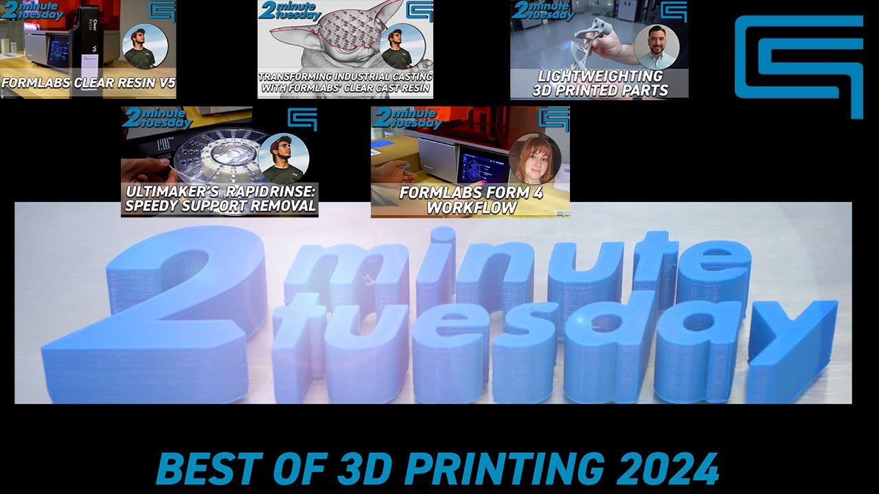 Cimquest's Best of 3D Printing 2024 | 2 Minute Tuesday
