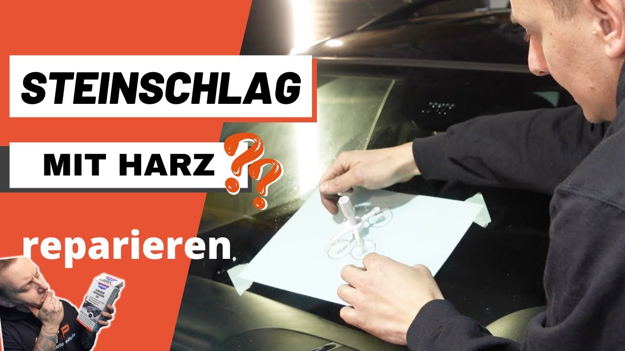 Steinschlag in der Scheibe fix selbst reparieren!