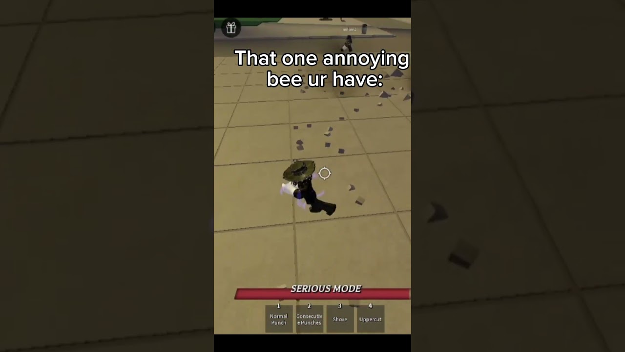 There was a bee in the battlegrounds 