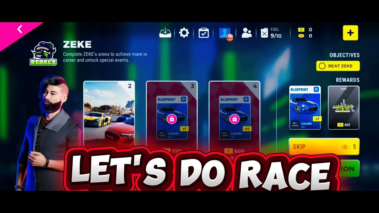 Playing car racing game 