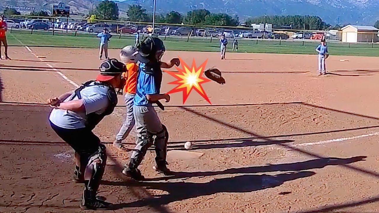 ⚾️KID HITS CATCHERS MITT OFF WITH BASEBALL BAT!💥 Little League Baseball | Marlins vs Mariners
