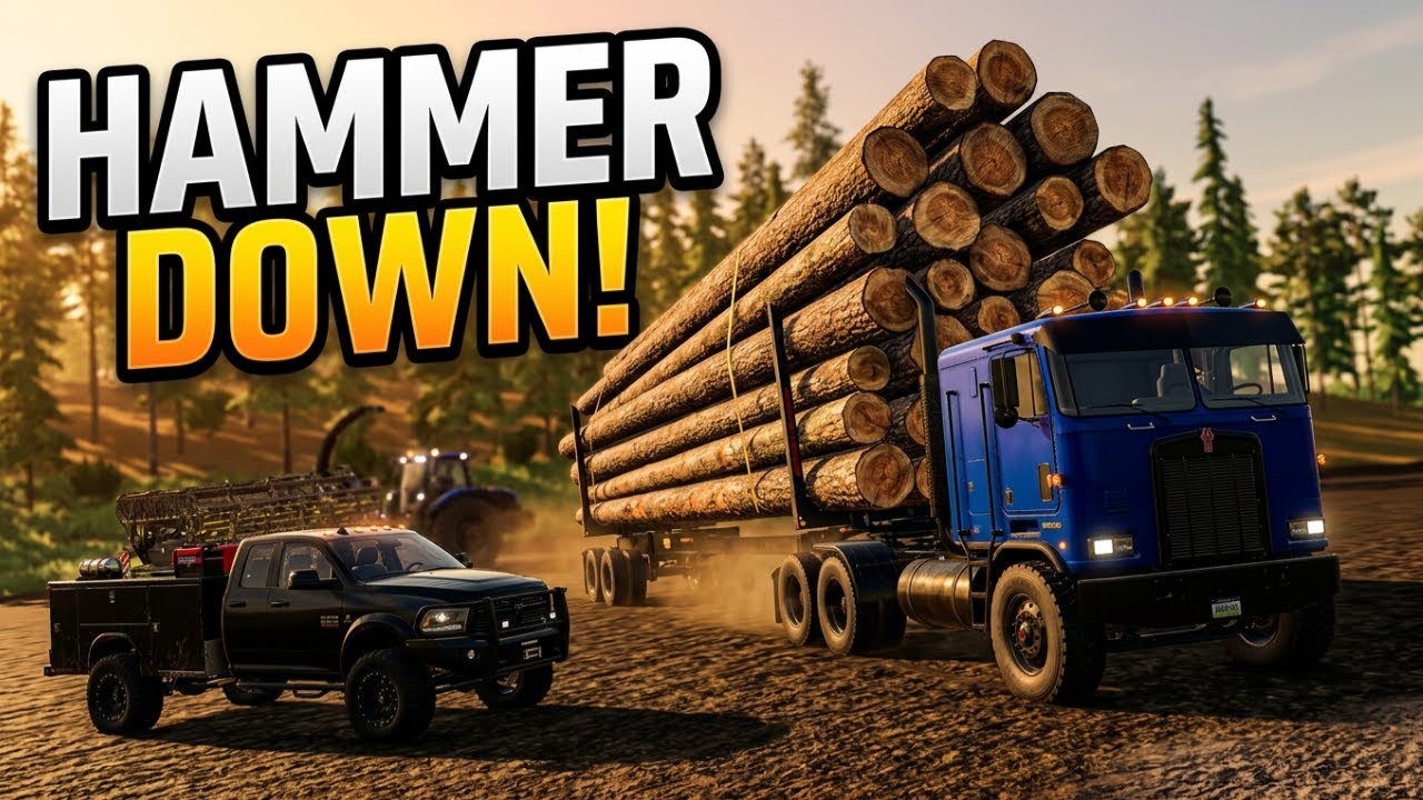 Logging & Gold!  #fs22 #live #livestream #youtubevideos #gaming