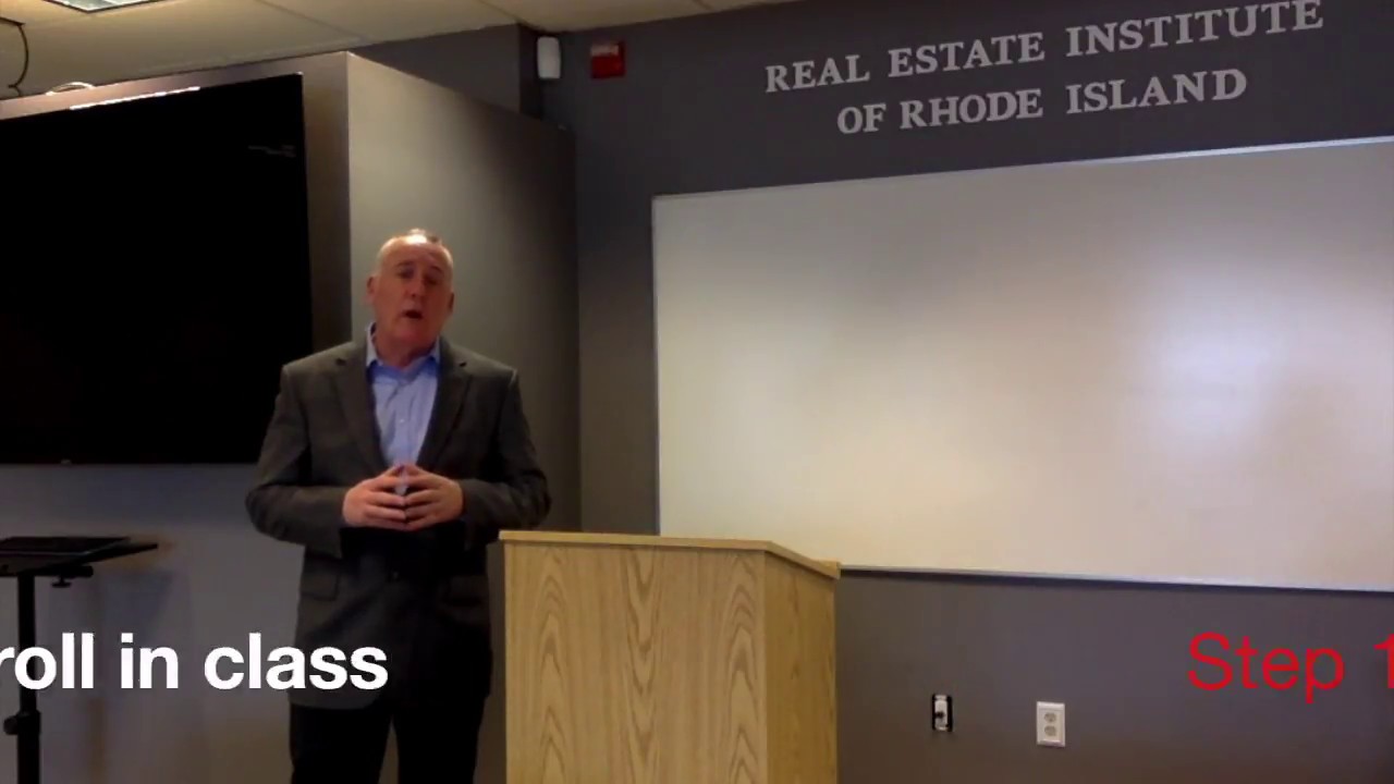 How do I get my Rhode Island Real Estate License?