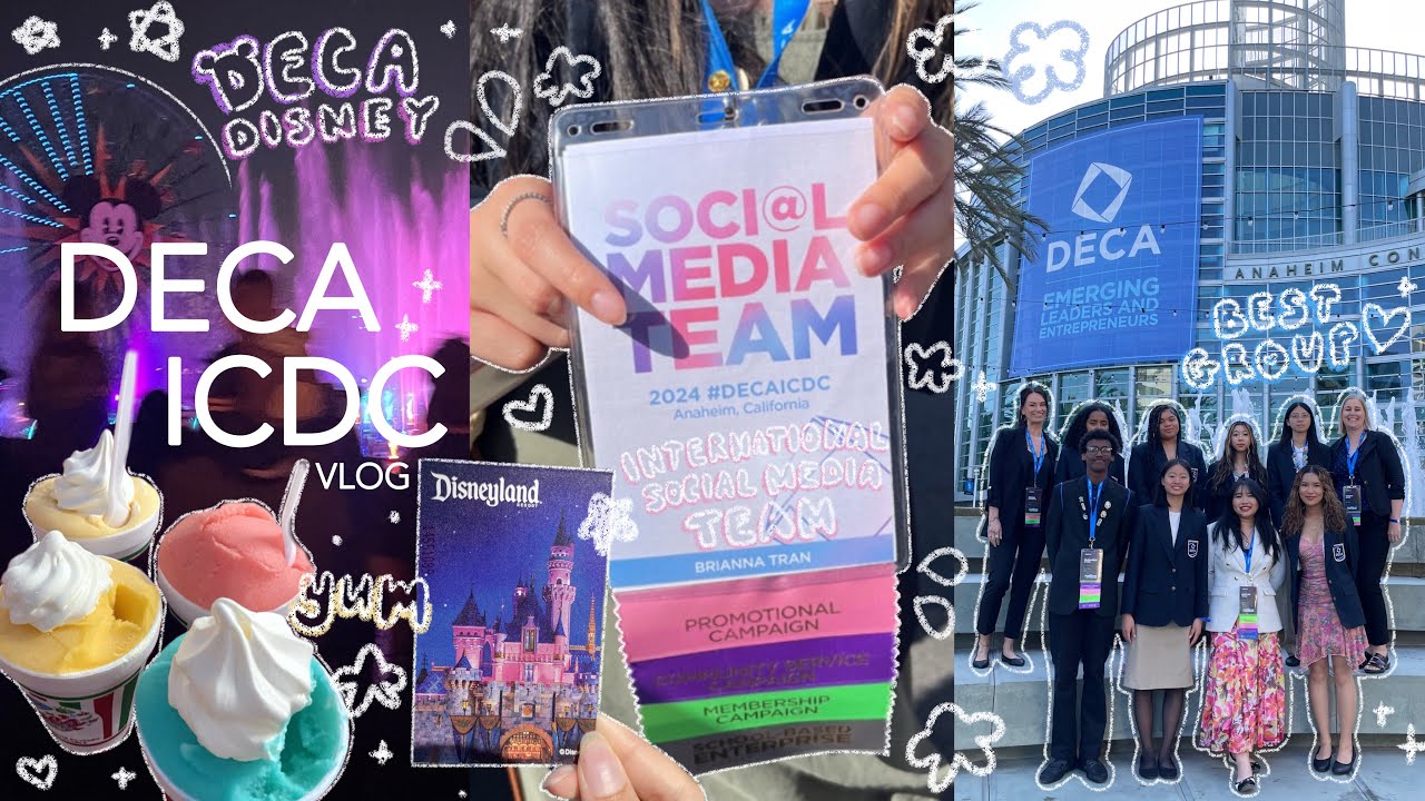 *flying to california* school trip DECA ICDC 2024 vlog | junior year 🛩️🌴