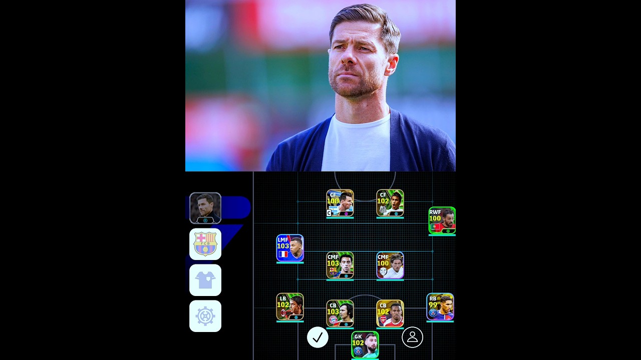 Quick Counter King 👑 Best Attacking Formation with Xabi Alonso 🤖 #efootball#xabialonso#quickcounter