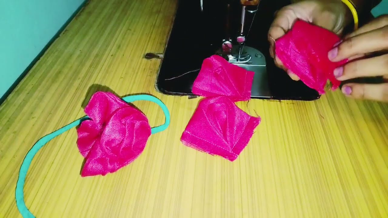Beautiful and Easy Fabric Latkan Design/ How To Make Trending Latkan Designs At Home/ लटकन कैसे बनाए