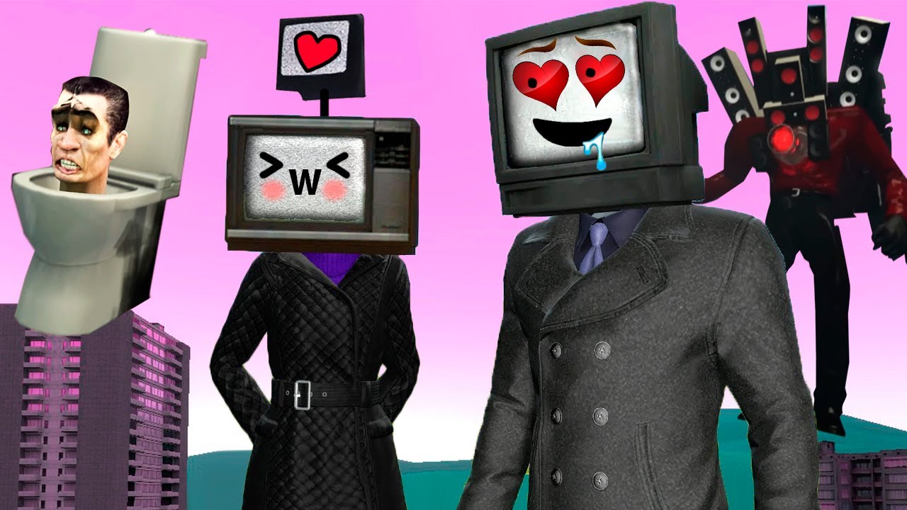 ТВ ВУМЕН И ТВ МЕН ПРОТИВ АРМИИ СКИБИДИ ТУАЛЕТОВ Garry's mod