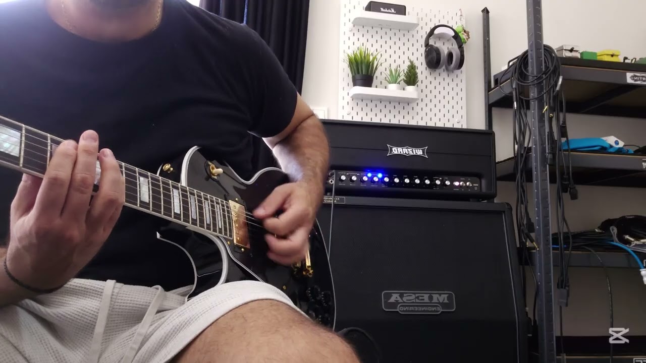 Gibson Les Paul Custom vs Gibson Les Paul Standard - Wizard MTL - Metal Riffs 