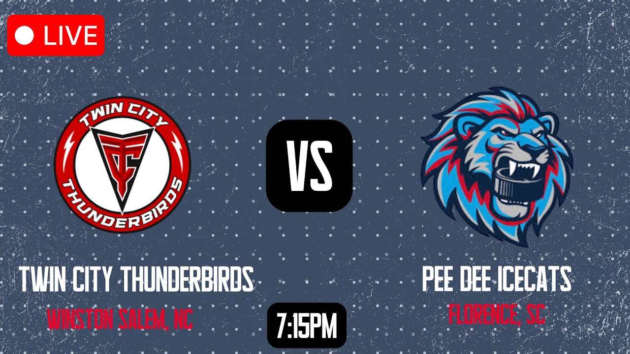 Twin City Thunderbirds @ Pee Dee IceCats February 13th, 2026