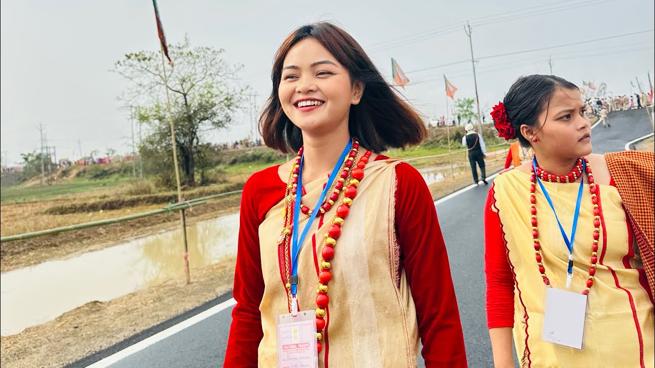 Lai welcome i o PM Narendra Modi Ji & Our Mama Himantabiswasarma || Silchar || helipad || 14/3/2026