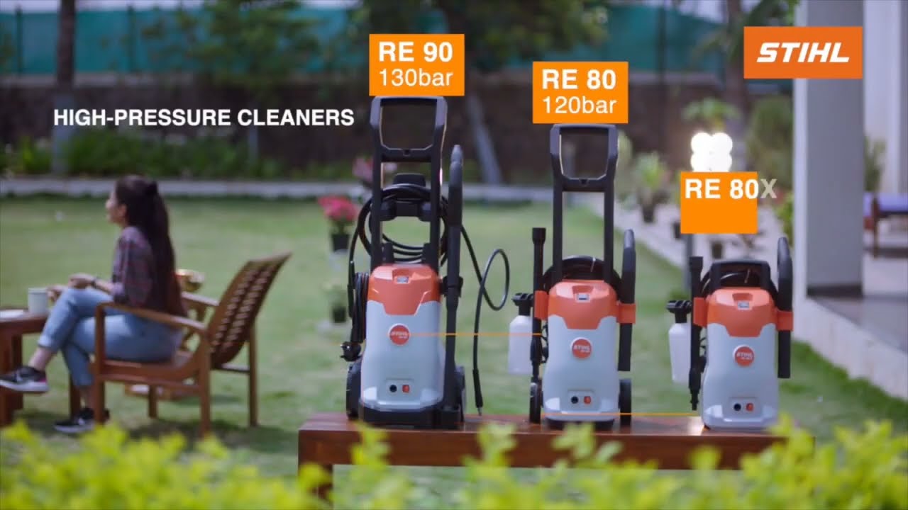 STIHL RE 80, RE 80X, RE 90 - High Pressure cleaners