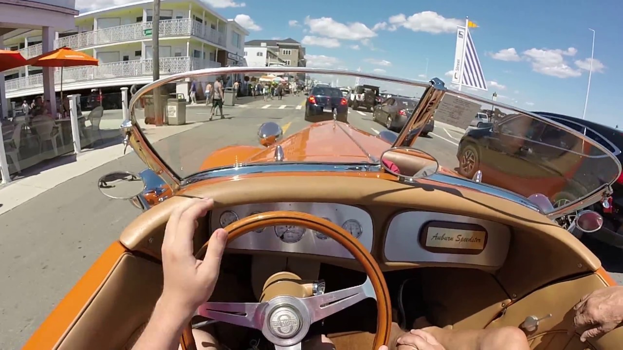 4th of July Special; 1936 Auburn Boat tail Speedster Replica P.O.V Beach Cruise