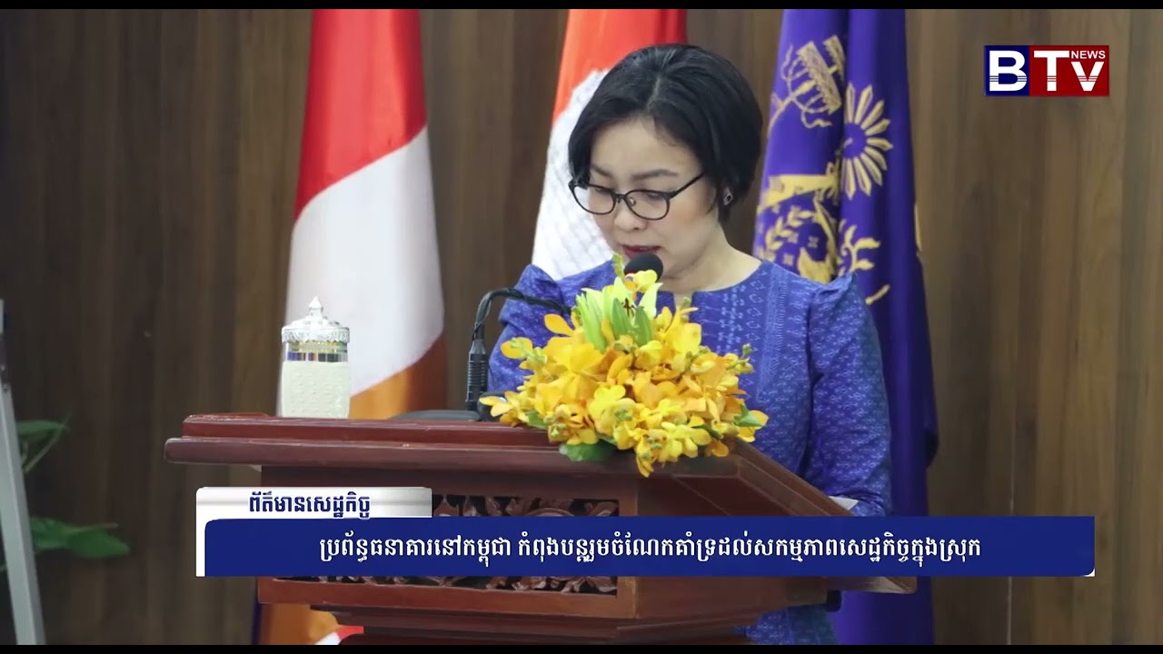 WATCH ប្រព័ន្ធធនាគារនៅកម្ពុជា កំពុងបន្តរួមចំណែកគាំទ្រដល់សកម្មភាពសេដ្ឋកិច្ចក្នុងស្រុក