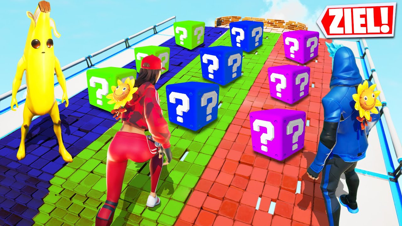 *NEU* Fortnite UNLUCKY BLOCK Race (unmöglich) mit @odumanpique
