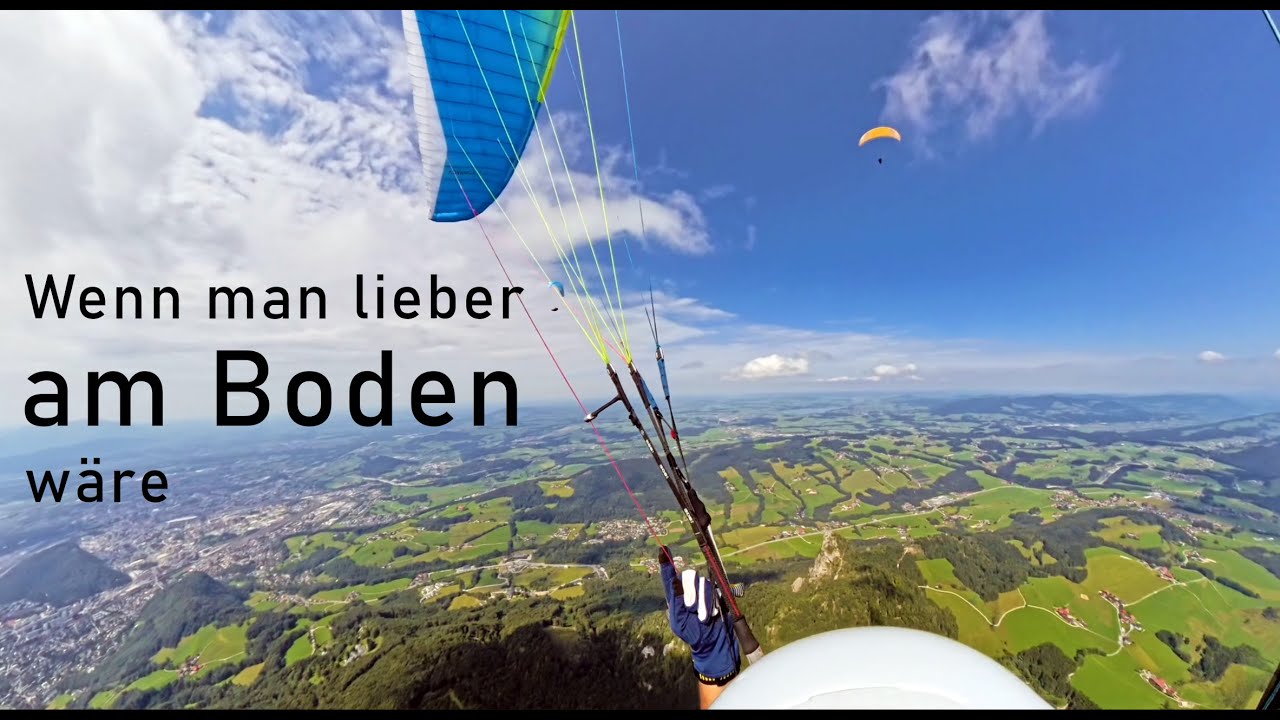 Sorgen, Entscheidungen, Wirbelschleppen: Wenn man beim Paragleiten lieber am Boden wäre