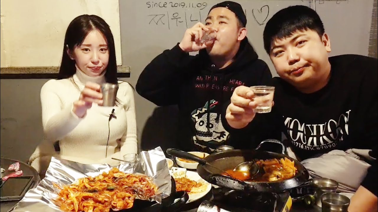 쿤이와 새벽 급만남 지코X최군X김아인 남도포차 술먹방 191215 #2